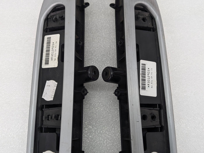 BMW E46 M3 330ci Coupe/Convertible Rear Panel Armrest Set Brushed Aluminum Trim 8241211/8241212