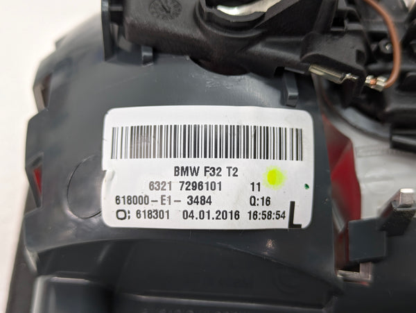 BMW F36 F32 F33 435xi 428i 440i 428i Pre-LCI Left/Driver Side Inner Tail Light 7296101