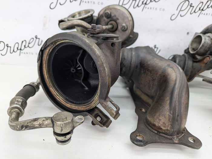 BMW E90 E92 E93 335i 335xi N54 Engine Turbocharger Set 7563685/7563686 *CORES*
