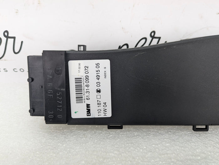 BMW E46 M3 330ci 328ci 325ci 323ci 320i Passenger Right Power Seat Adjustment Control Switch Panel 8099072