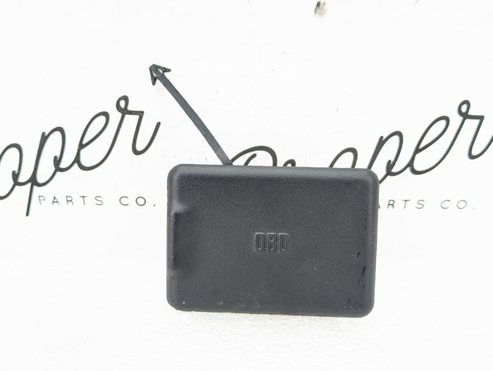 BMW Z3 M Lower Dash Console OBD Scanner Plug Socket Cover Trim Black 2497578