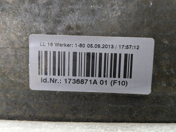 BMW F10 M5 550xi 535xi Sunroof Shade Headliner Slider Black Anthracite 54108036187