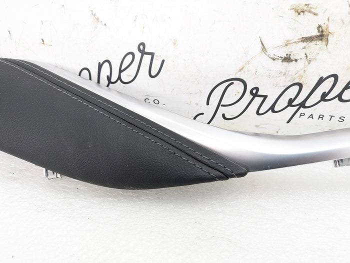 BMW G22 G23 G26 430ix M440ix Left/Driver Side Center Console Leather/Aluminum Trim Panel 6997205 *DAMAGED*