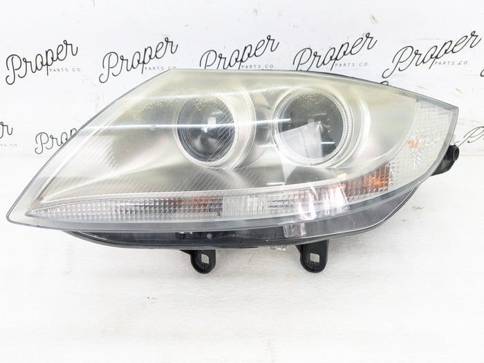 BMW E86/E85 Z4 M Bi-Xenon Left Chrome Clear Headlight 63127162721*Damaged*