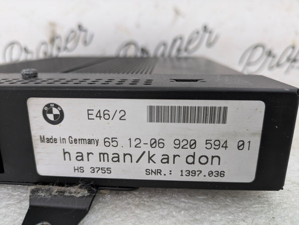 BMW E46 M3 325ci 330ci 328ci 323ci Coupe Harman Kardon Amplifier 6920594