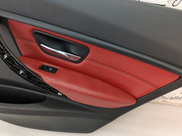 BMW F30 335xi M Sport Complete Red Interior Swap Kit Set Leather Coral Red Door Cards & Seats