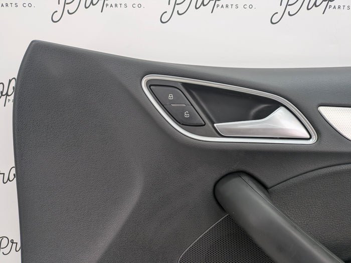 2016-2018 Audi 8U Q3 Right Front Interior Door Panel Black 8U18994R2