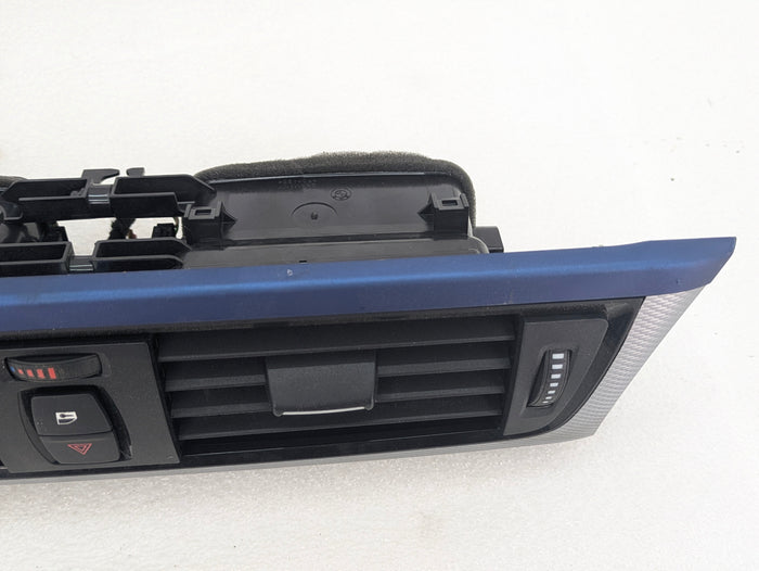 BMW F32 F33 435xi 428xi 440xi 430xi M Sport Aluminum Hexagon & Blue Interior Trim Set