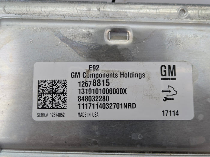 Chevrolet C7 Corvette Stingray 6.2L LT1 V8 ECM/DME/ECU Engine Computer Control Module 12678815