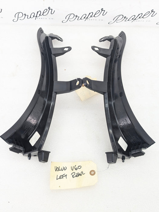 2021 Volvo V60 T6 R-Design Left Right Rear Trunk Trim Panel Set 32205048/32205047