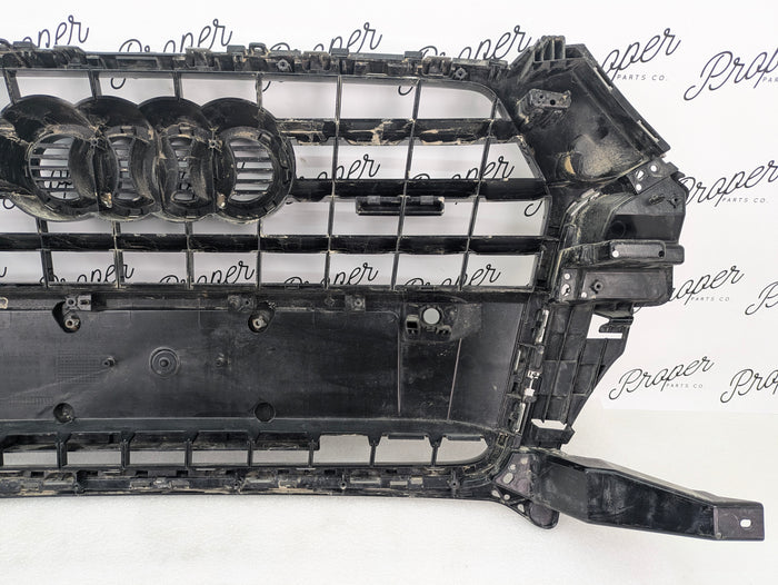 2016-2018 Audi 8U Q3 Facelift Front Center Bumper Grille Black & Chrome 8U0853653M