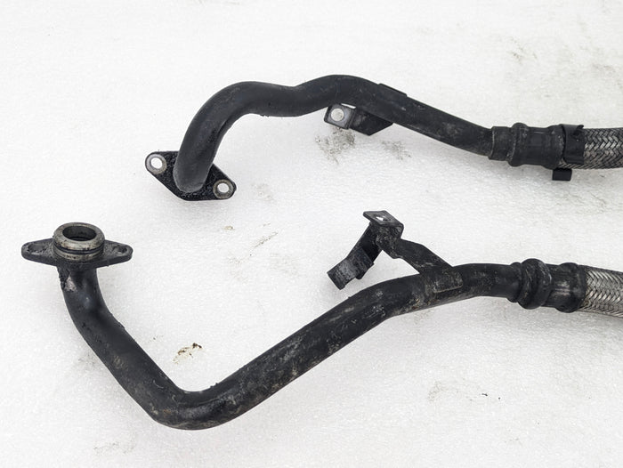 BMW E60 E61 M5 E63 E64 M6 Oil Cooler Inlet & Outlet Pressure Hose Pair 7835414