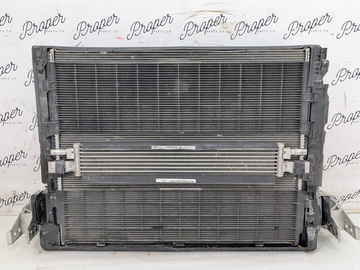 BMW G20 330ix M Sport B46 Radiator Cooling Pack W/AC Condenser & 500W Electric Fan Motor Shroud