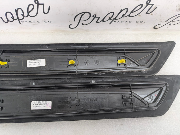 BMW F30 F31 F34 F36 M Sport Front Door Sill Trim Set 8051037