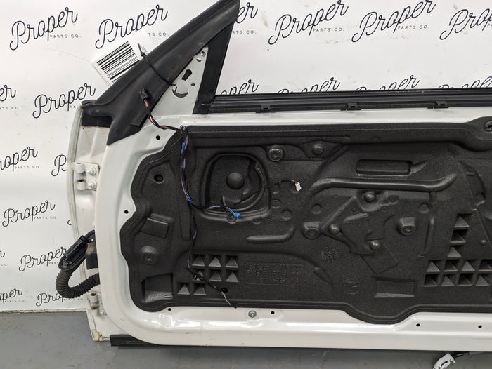 BMW E92 E93 335xi 328xi M3 Passenger Side Door Mineral White 3 (A96)