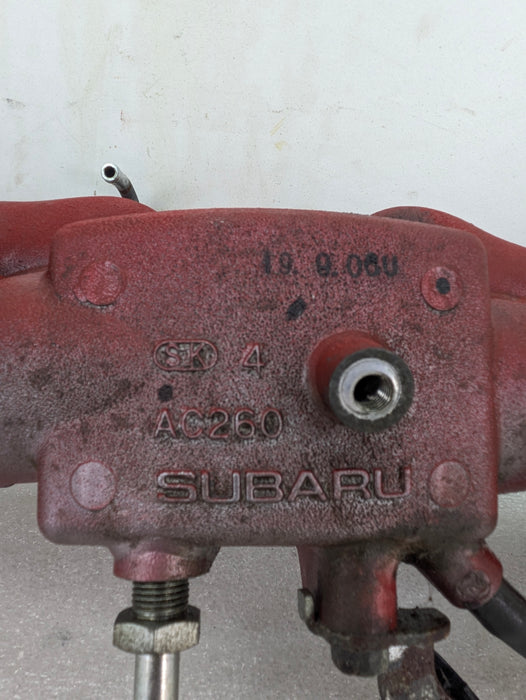 Subaru VA WRX STI EJ257 Engine Red Air Intake Inlet Manifold 14001AC360 *DAMAGED*