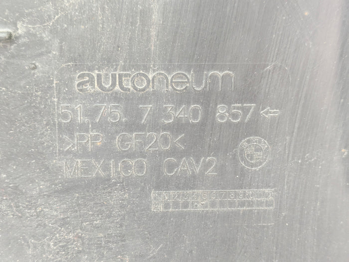 BMW G20 330ix M340ix G22 M440ix 430ix Lower Engine Underbody Splash Shield Encapsulation 7340857