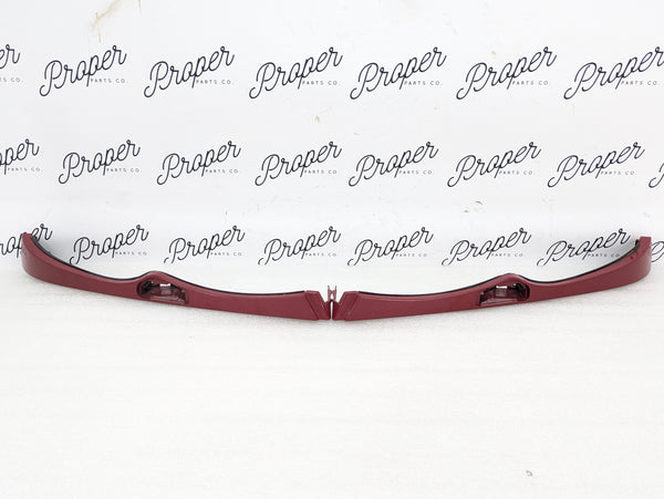 BMW E46 330i 325i 320i Sedan/Wagon Headlight Lower Trim Molding Imola Red Set Left & Right 7030552/7030551 *Damaged*