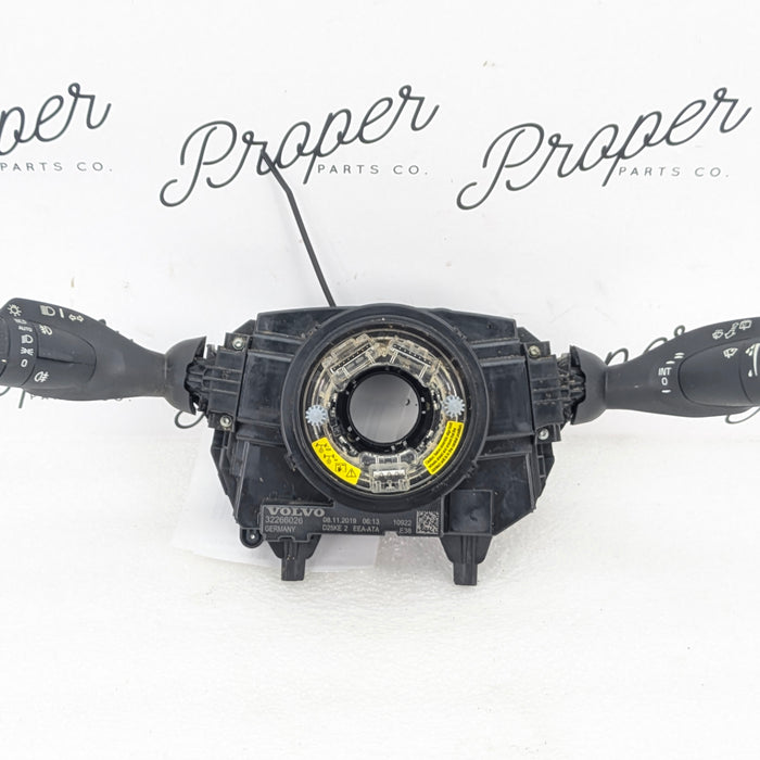 2021 Volvo V60 T6 R-Design Steering Column Switch Unit W/Stalks & Clock Spring 32350377