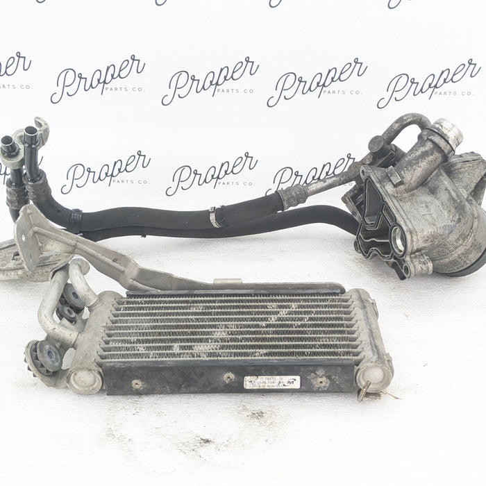 BMW E82 E88 135i N54 N55 Engine Oil Cooler Kit W/Filter Housing/Lines/Cooler