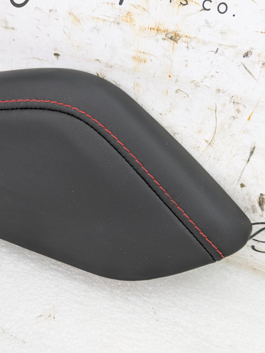 2018 Chevrolet 6th Gen Camaro 2SS Right/Passenger Side Black Leather/Red Stitching Knee Pad *DAMAGED*