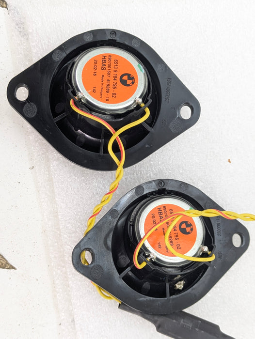 BMW F36 435xi  Harman Kardon Audio Tweeter Pair 9184795