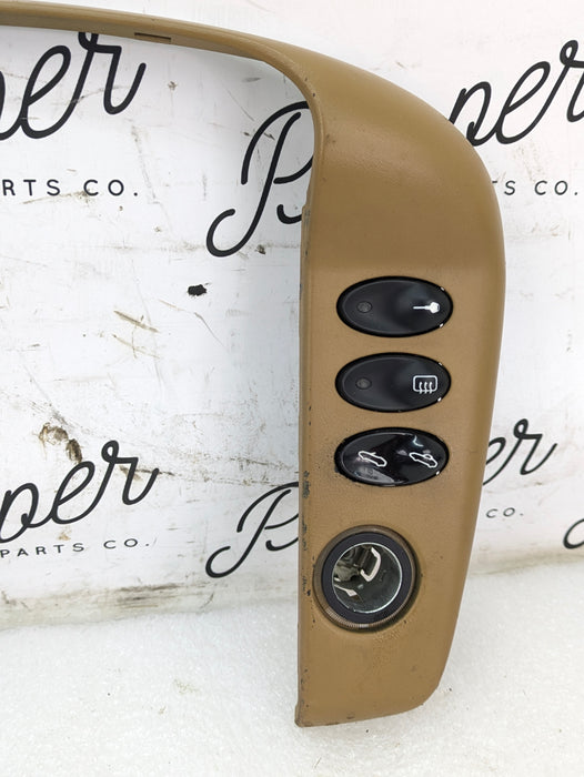 Porsche 996.2 911 Carrera 4 Cabriolet Convertible Center Dashboard Radio Trim & Buttons Savanna Beige 99655223306