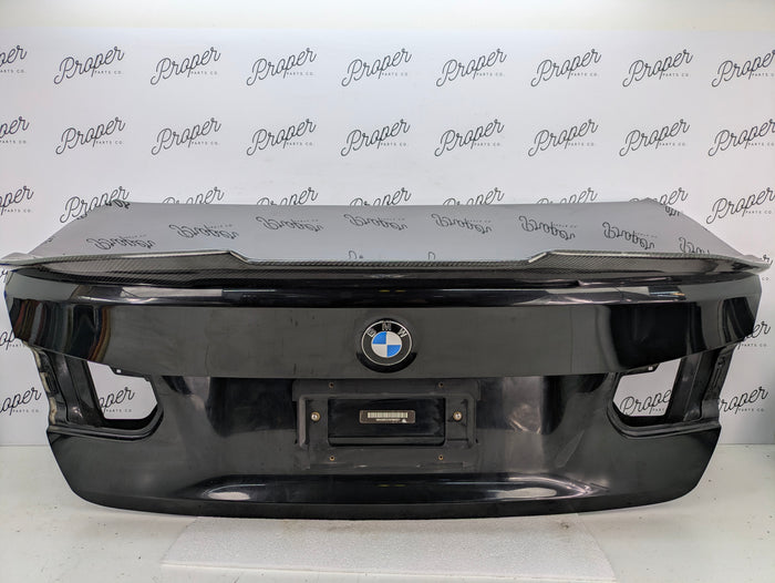BMW F30 335xi M3 340i 330i 328i 320i Trunk Lid & Spoiler Black Sapphire Metallic (475) 41007288757 *NOTE*