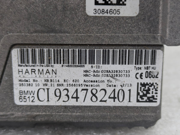 BMW F32 F33 F30 F31 F34 F36 4 & 3 Series NBT iDrive Navigation Head Unit 9347824