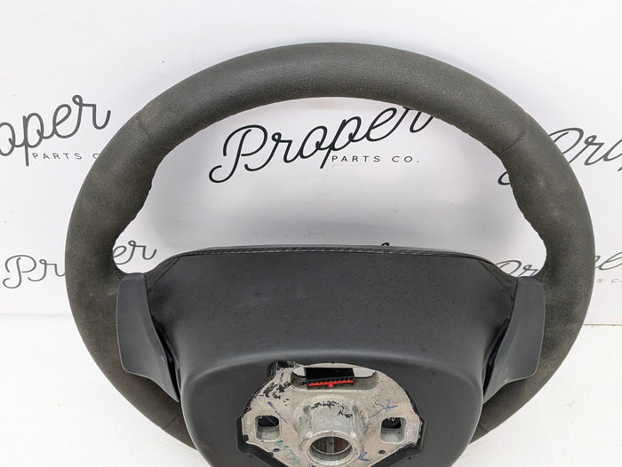 Chevrolet C7 Corvette Stingray Automatic Flat Bottom Suede/Alcantara Steering Wheel W/PaddleShifters 84198774 *DAMAGED*