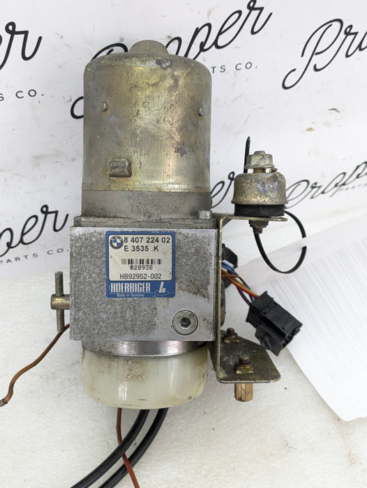 BMW Z3 M 3.0 2.8 Roadster Soft Top/Convertible Roof Motor Hydraulic Pump & Lines 8407224