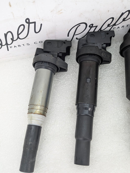 BMW E46 E82 E88 E90 E91 E92 E93 M3 335i Ignition Coil Set Of 6 7594937 *Damaged*