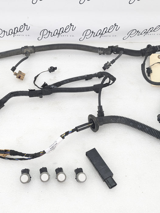 2016-2018 Audi 8U Q3 Rear Bumper Wiring Harness & Parking Distance Control Sensors 8U0971104S