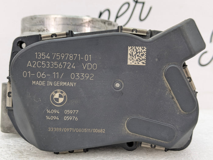 BMW E82 E88 135i N55 Engine Throttle Body 7597871