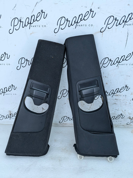 BMW E46 M3 330ci 328ci 325ci 323ci Coupe Left/Right B Pillar Set Black 7057296/7057295