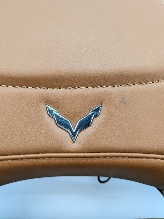 Chevrolet C7 Corvette Stingray 3LT Right/Passenger Side GT Napa Leather Heated & Vented Seat Kalahari Brown (346) *DAMAGED*