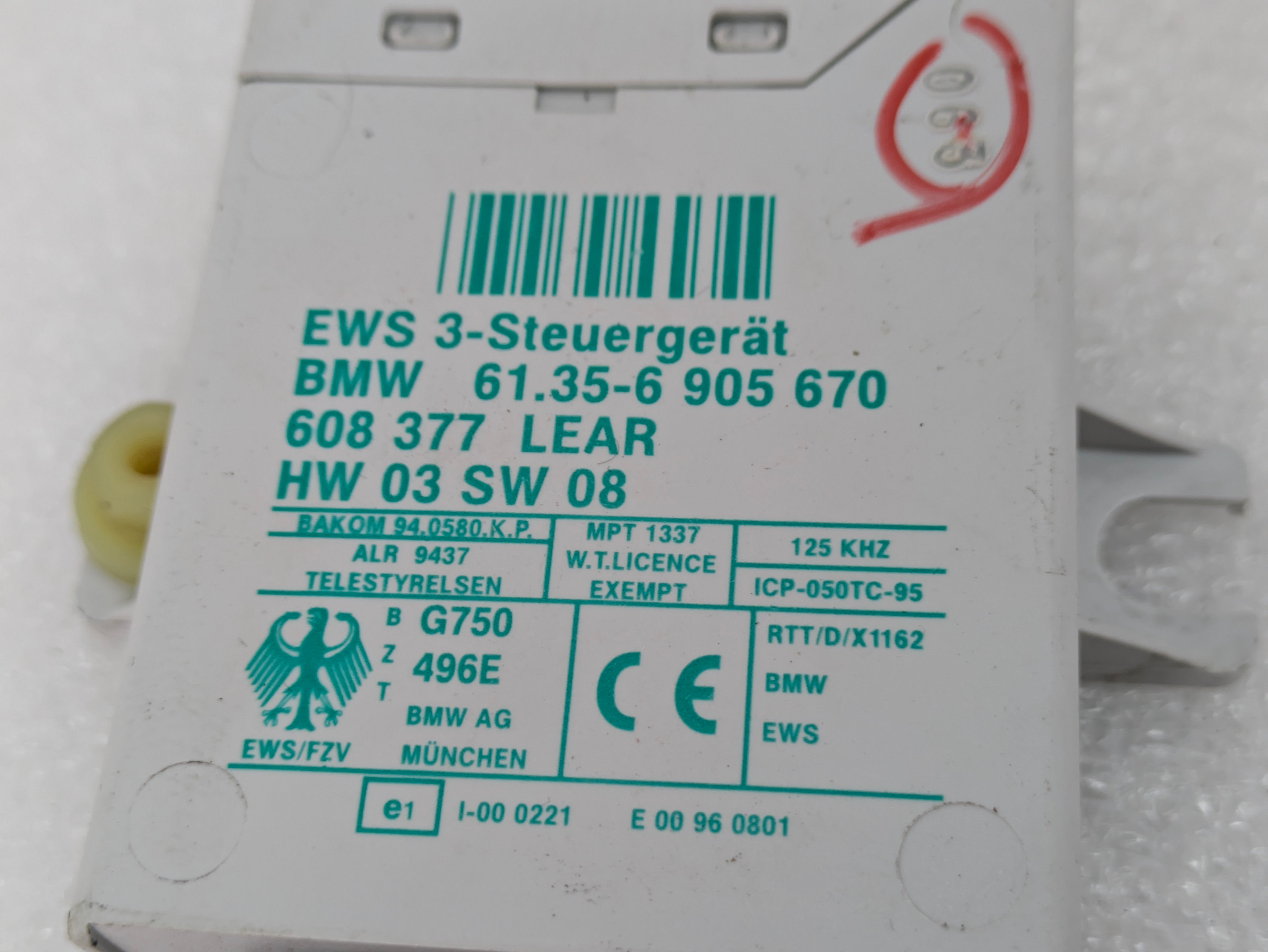 BMW E46 M3 330ci 323ci 325ci 328ci 320i Immobilizer EWS Control Module ...