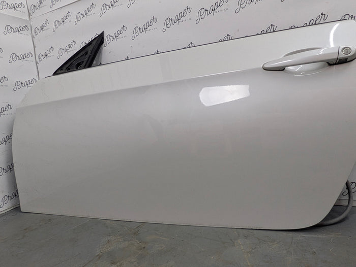 BMW E92 E93 335xi 328xi M3 Driver Side Door Mineral White 3 (A96)