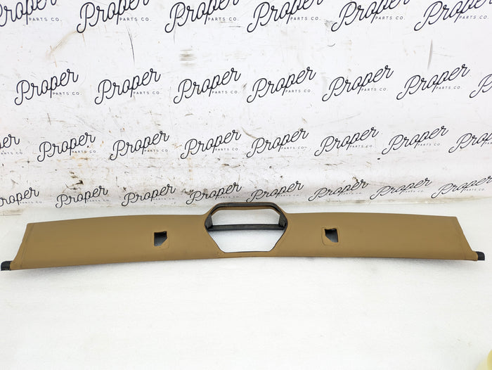 Porsche 996.2 911 Carrera 4 Cabriolet Convertible Upper Windshield Trim Savanna Beige Leather 99655505903/07