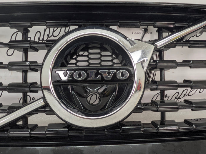 2021 Volvo V60 T6 R-Design Front Bumper Black Upper Grille 32132220