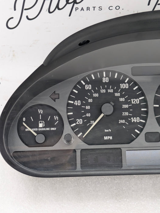 BMW E46 323i 325i 328i Sedan/Wagon USA Automatic MPH Gasoline Instrument Cluster Speedometer 6902371