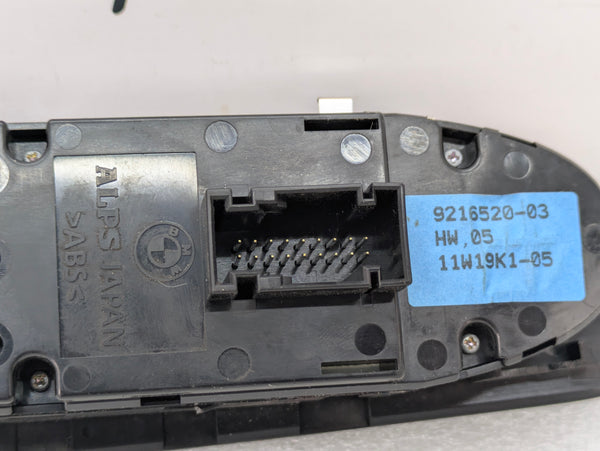 BMW E82 135i 128i Left/Driver Side Door Master Window Control Switch 9216520 *NOTE*