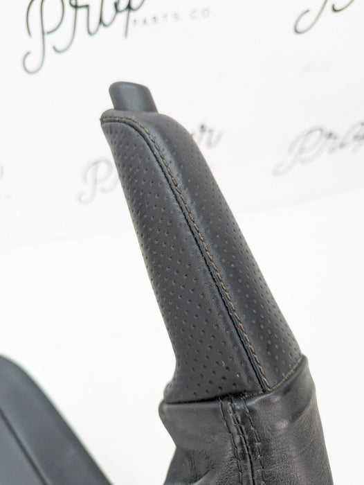 BMW E82 E88 135i 128i M Sport Perforated Parking Brake Handle & Leather Boot 8036111
