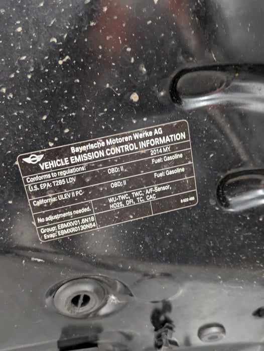 MINI R60 Countryman/R61 Paceman Hood Bonnet Absolute Black Metallic (B11) 41009805935