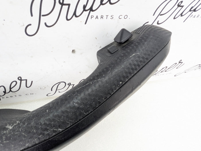 BMW E46 M3 330Ci 325Ci ZHP M Sport Coupe/Convertible Black Cube Door Handle Armrest Trim Set 51417904069/51417904070 *Damaged*