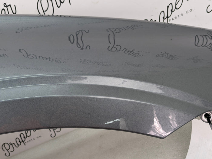 2021 Volvo V60 T6 R-Design Front Right/Passenger Side Fender Osmium Gray Metallic (714)