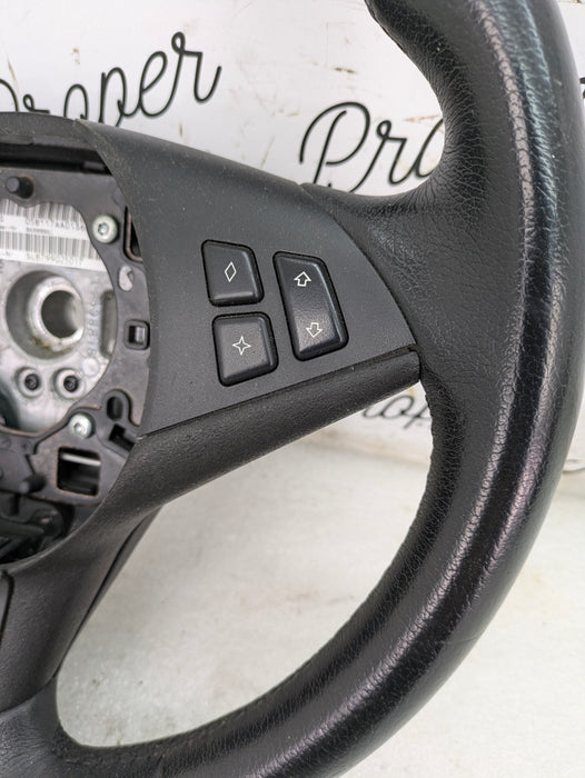 BMW E60 E61 530xi 545xi 540xi  M Sport Leather Steering Wheel 32342283939/6041557