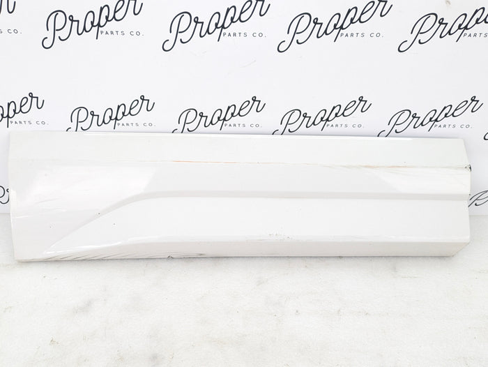 2016-2018 Audi 8U Q3 Rear Right Lower Door Molding Trim Cortina White 8U0853970