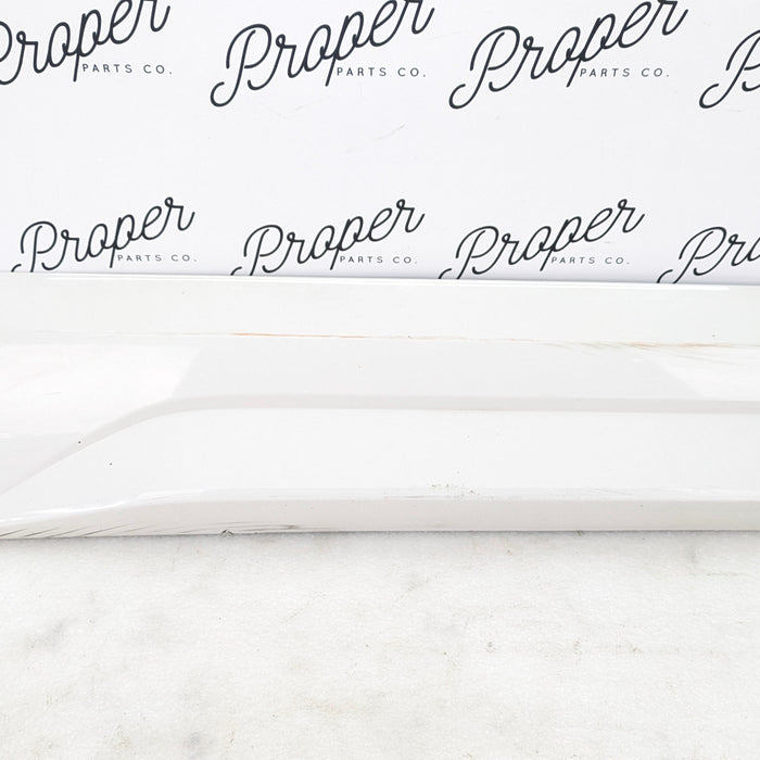 2016-2018 Audi 8U Q3 Rear Right Lower Door Molding Trim Cortina White 8U0853970
