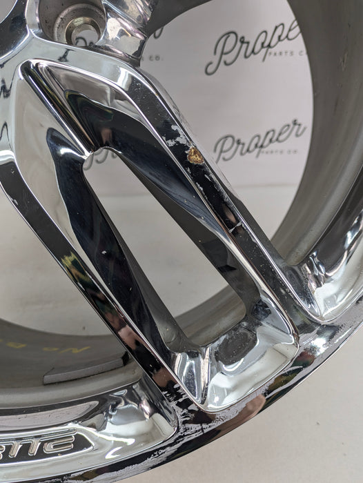 Chevrolet C7 Corvette Stingray Rear Rim Wheel Chrome Split 5-Spoke 20